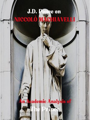 cover image of J.D. Ponce on Niccolò Machiavelli